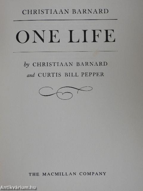 Christiaan Barnard - One Life