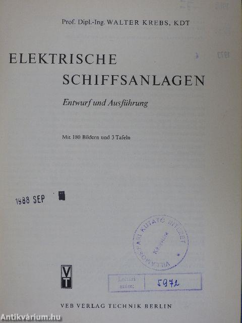 Elektrische Schiffsanlagen