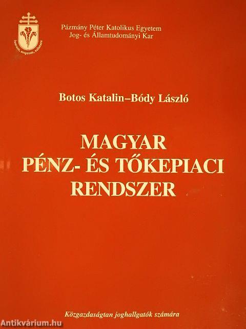 Magyar pénz- és tőkepiaci rendszer