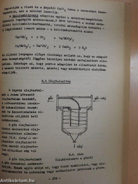 Hőerőművek és kazánüzemek vízkezelése