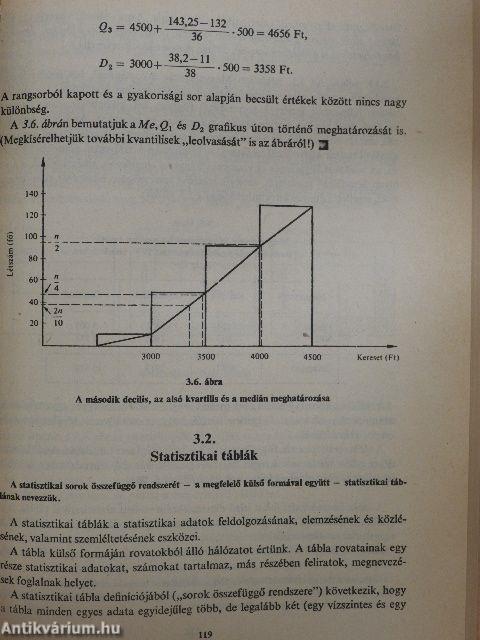 Általános statisztika I-II.