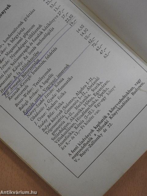 Kárpitos szakmai ismeretek III.