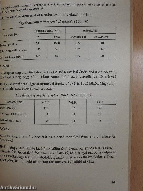 Példatár és feladatgyűjtemény az Üzleti statisztika című tankönyvhöz