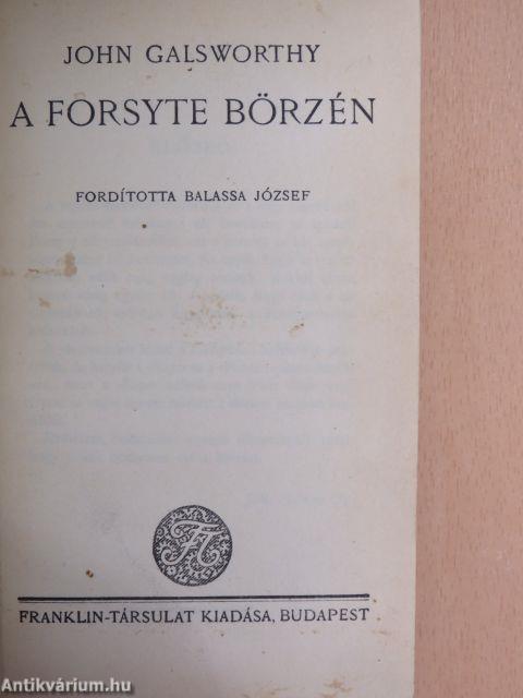 A Forsyte börzén