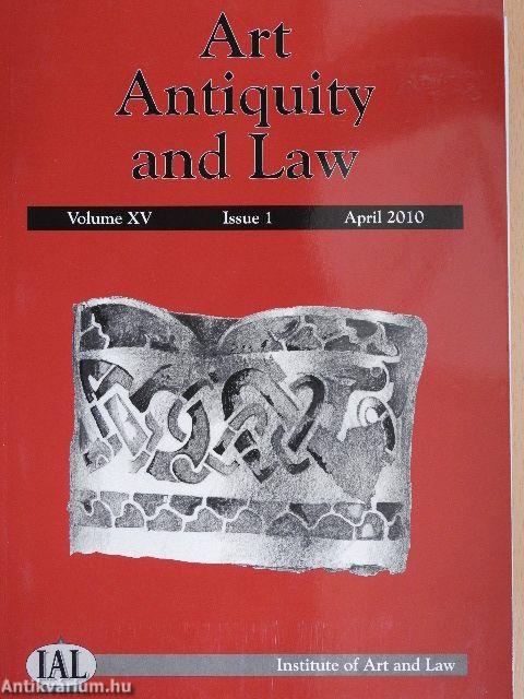 Art Antiquity and Law April 2010