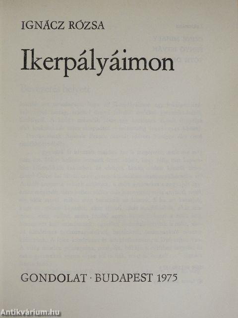 Ikerpályáimon