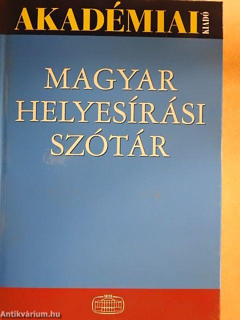 Magyar helyesírási szótár