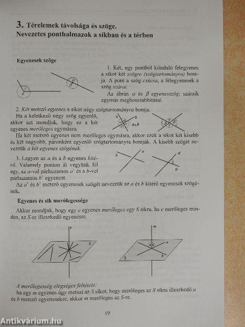 Emelt szintű érettségi - matematika kidolgozott szóbeli tételek 2011