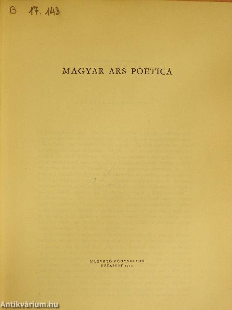Magyar Ars Poetica