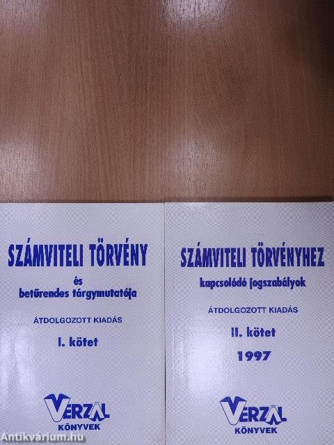 Számviteli törvény 1997/I-II.