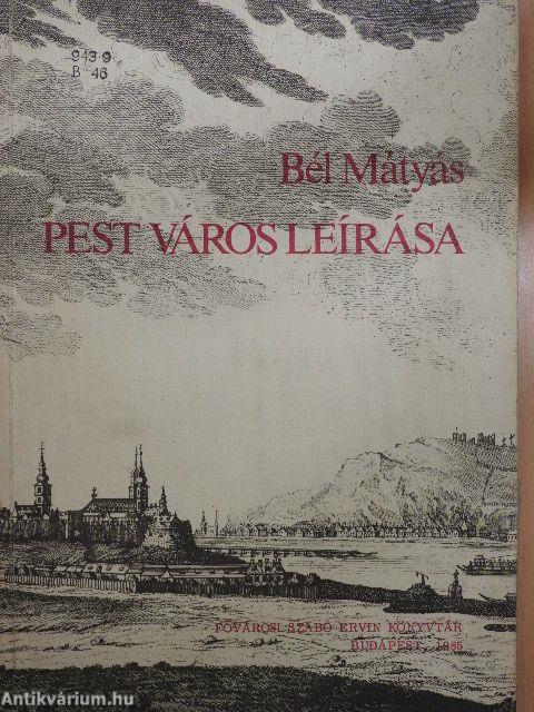 Pest város leírása