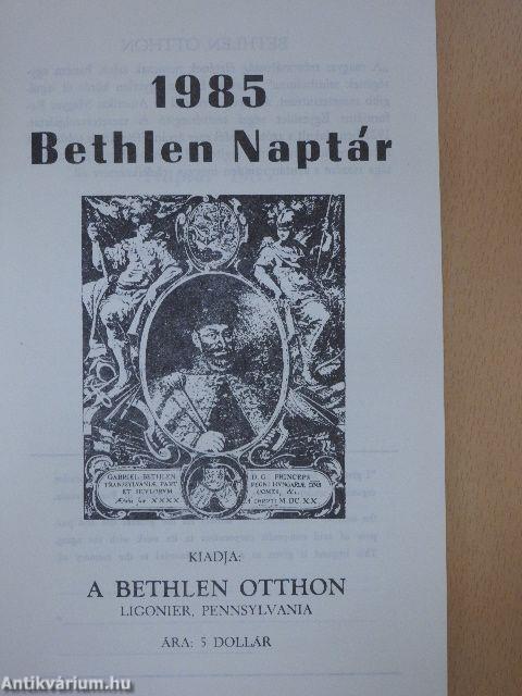 Bethlen Naptár 1985