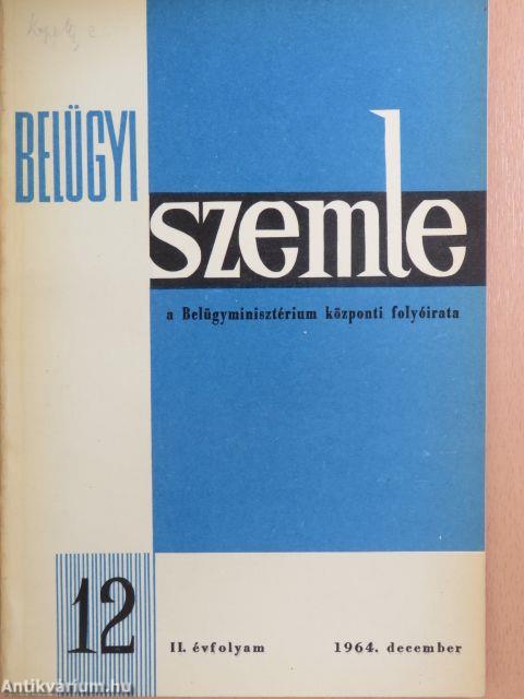 Belügyi Szemle 1964. december