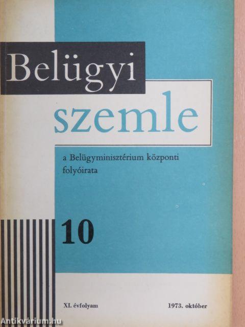 Belügyi Szemle 1973. október