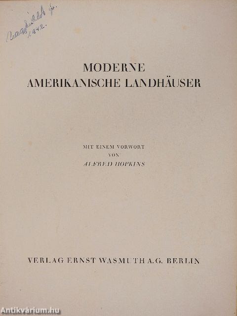 Moderne Amerikanische Landhäuser