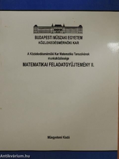 Matematikai feladatgyűjtemény II.