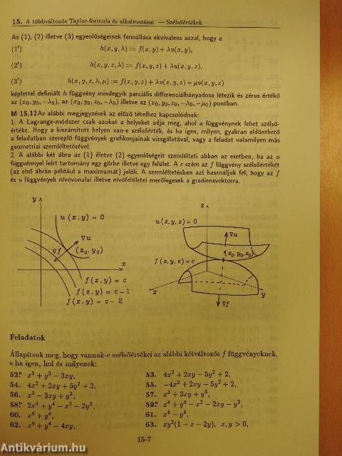 Matematikai feladatgyűjtemény II.