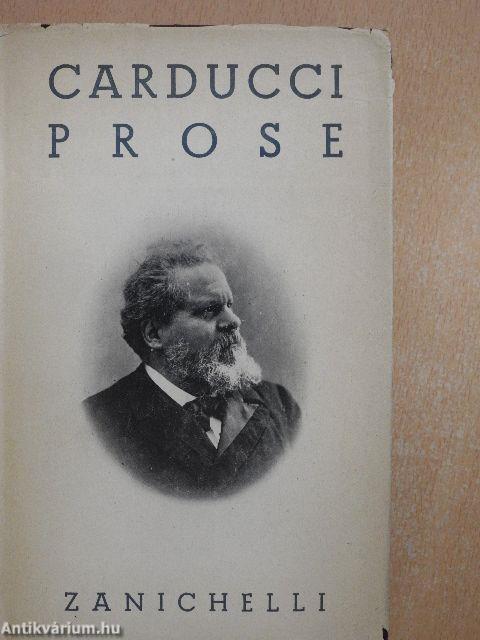 Prose di Giosue Carducci