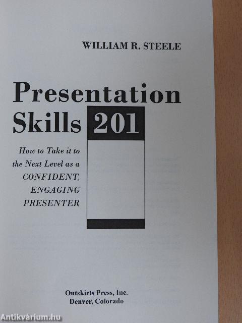 Presentation Skills 201