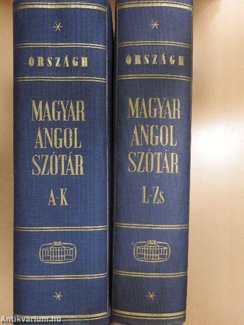 Magyar-angol szótár I-II.