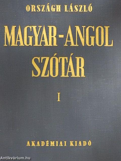 Magyar-angol szótár I-II.