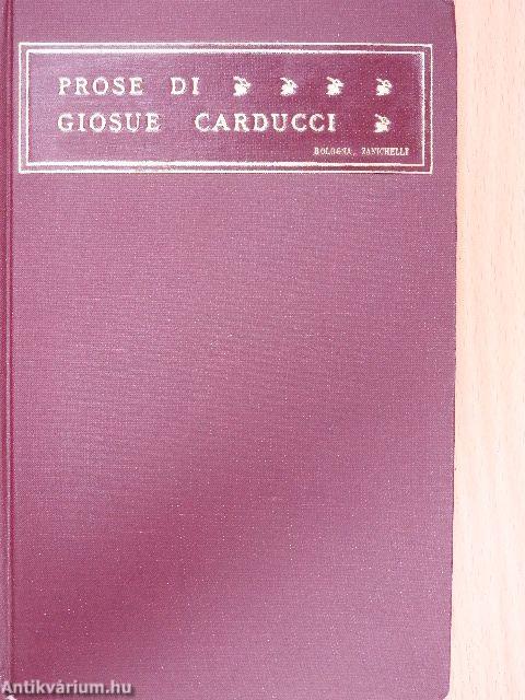 Prose di Giosue Carducci