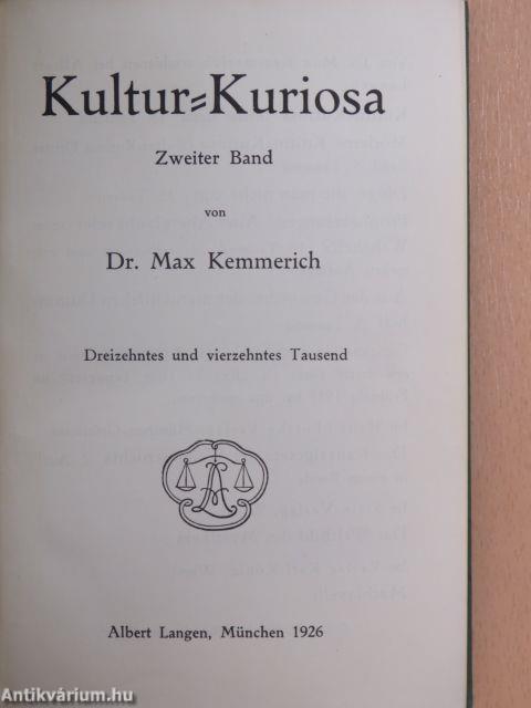 Kultur-Kuriosa II.