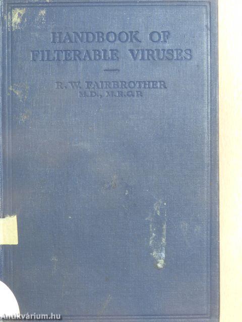 Handbook of filterable viruses
