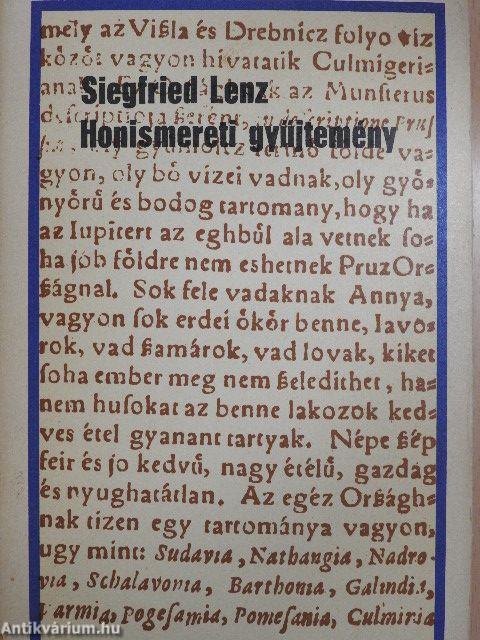 Honismereti gyűjtemény