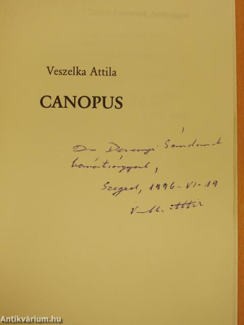 Canopus (dedikált példány)