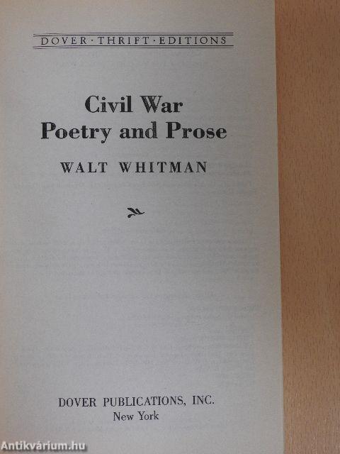 Civil War Poetry and Prose