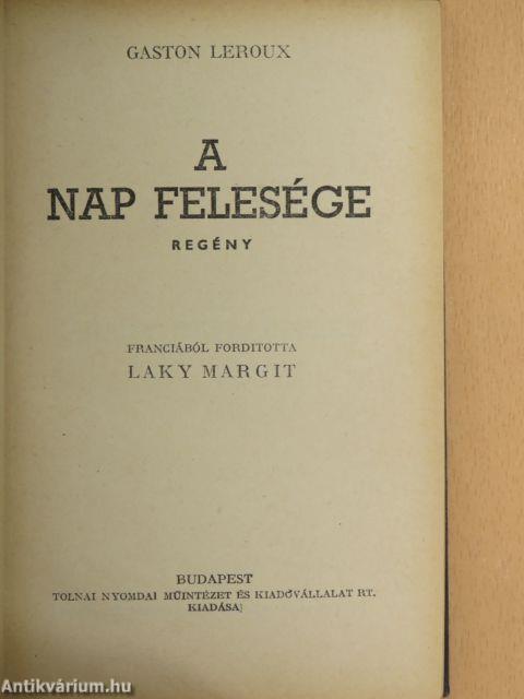 A Nap felesége