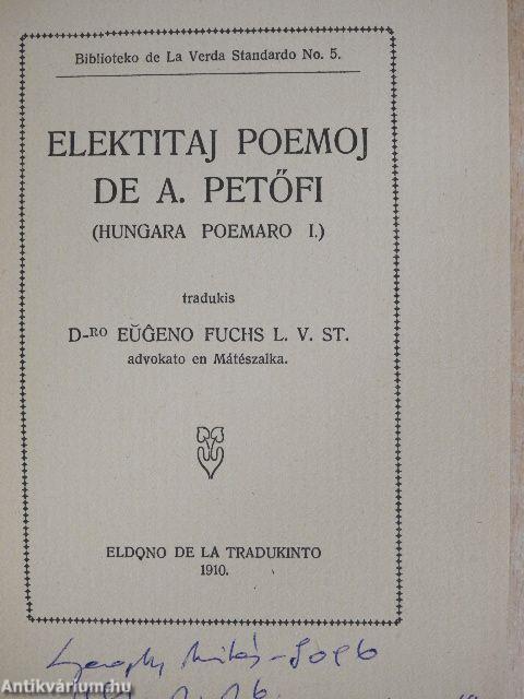 Elektitaj poemoj de A. Petőfi