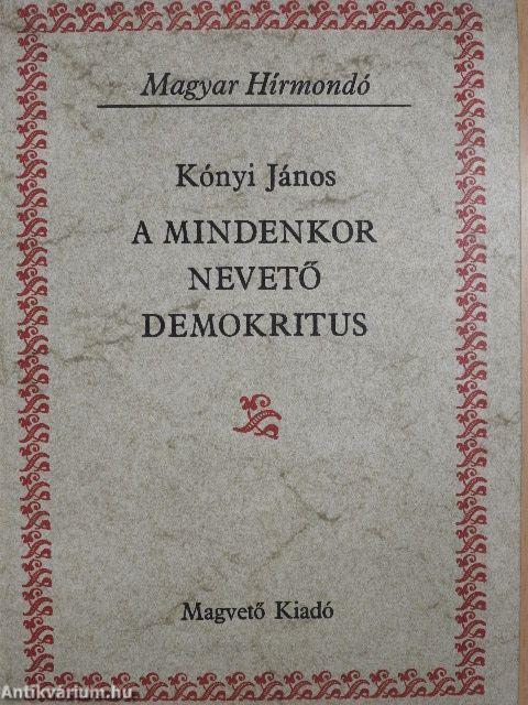 A mindenkor nevető Demokritus