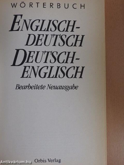 Wörterbuch Englisch-Deutsch/Deutsch-Englisch
