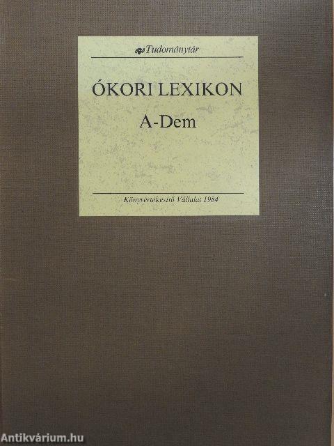 Ókori lexikon I-IV.