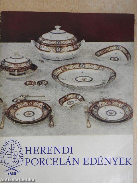 Herendi porcelán edények