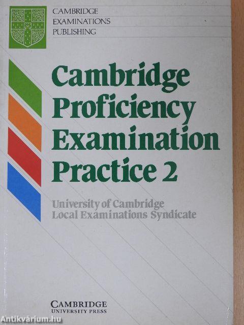 Cambridge Proficiency Examination Practice 2