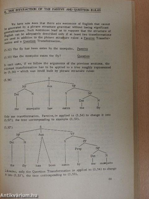 A Textbook in English Syntax