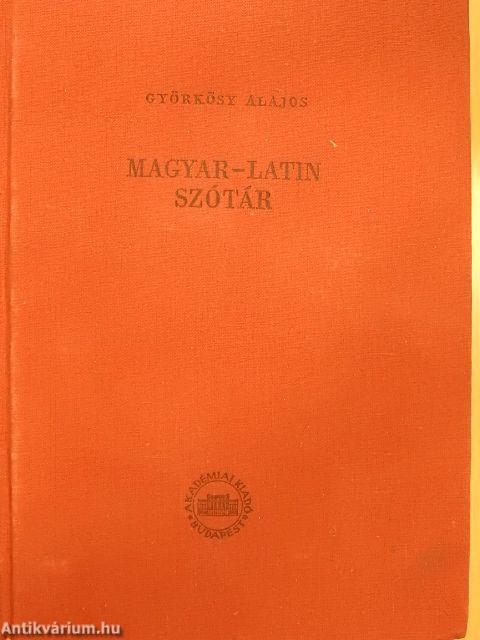 Magyar-latin szótár