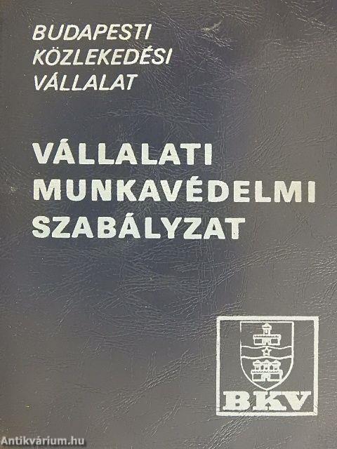 Vállalati munkavédelmi szabályzat