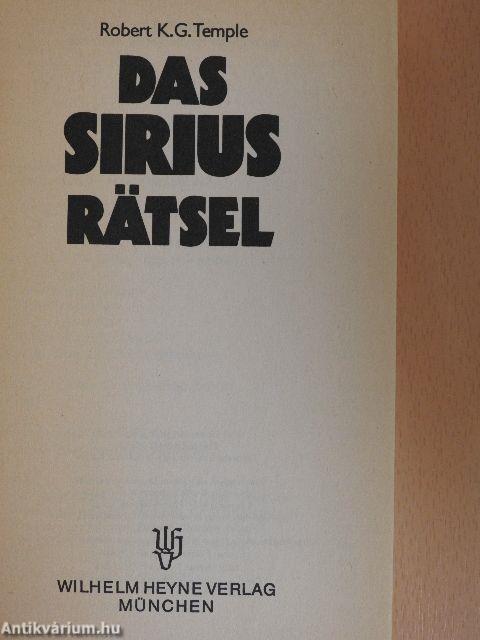 Das Sirius-Rätsel