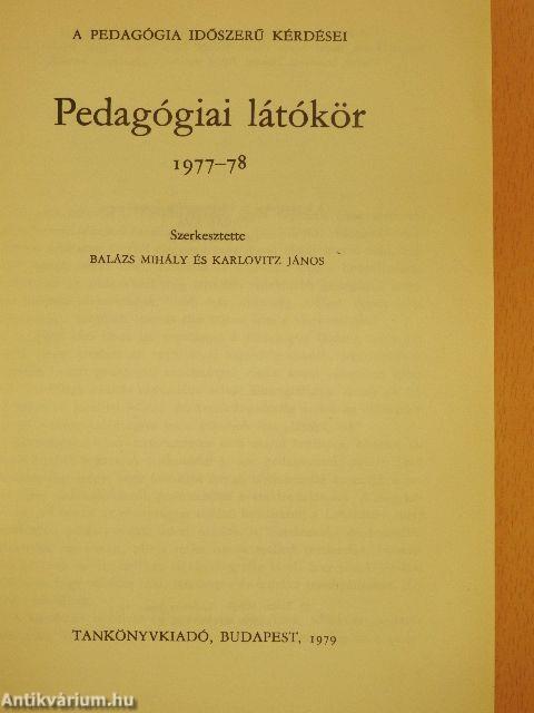 Pedagógiai látókör