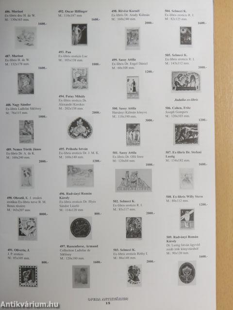 Opera Antikvárium 10-11. árverése