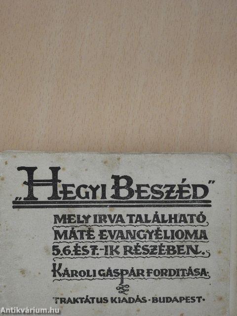 "Hegyi beszéd"