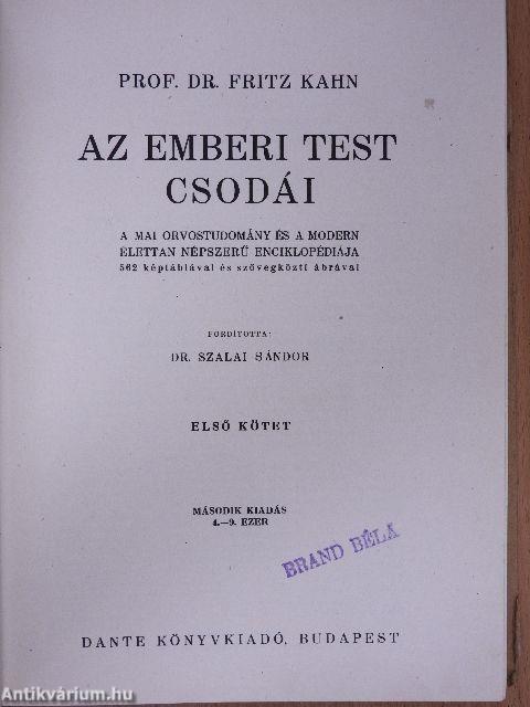 Az emberi test csodái I. (töredék)