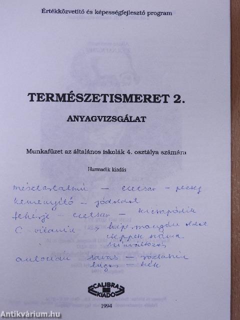 Természetismeret 2.