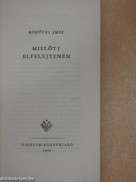 Mielőtt elfelejteném