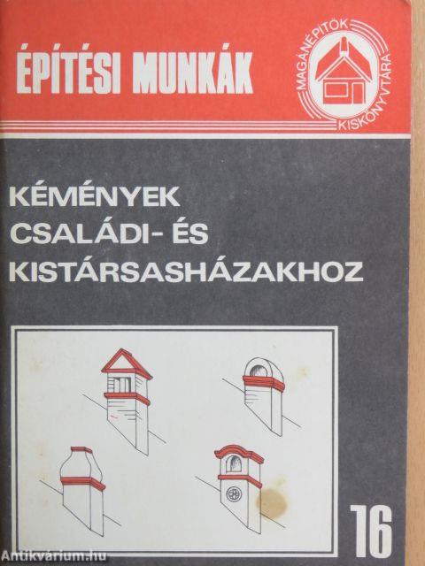 Kémények családi- és kistársasházakhoz