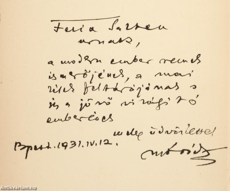 Die Fackel (dedikált példány)